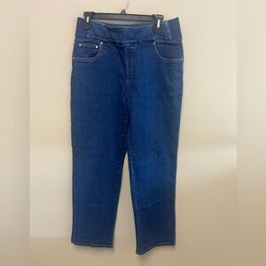EUC denim moves pull on bootcut jeans